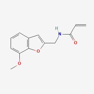 N-[(7-Methoxy-1-benzofuran-2-yl)methyl]prop-2-enamide