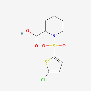 1-[(5-Chloro-2-thienyl)sulfonyl]piperidine-2-carboxylic acid