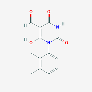 (5Z)-1-(2,3-dimethylphenyl)-5-(hydroxymethylidene)pyrimidine-2,4,6(1H,3H,5H)-trione