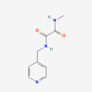 molecular formula C9H11N3O2 B2677272 N1-methyl-N2-(pyridin-4-ylmethyl)oxalamide CAS No. 903811-02-9