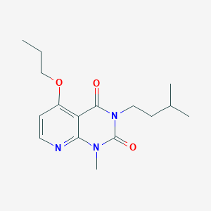 3-isopentyl-1-methyl-5-propoxypyrido[2,3-d]pyrimidine-2,4(1H,3H)-dione