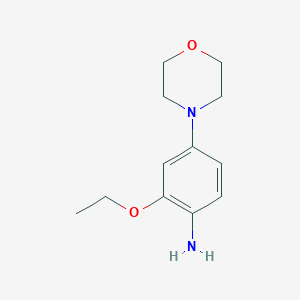 molecular formula C12H18N2O2 B2677320 2-Ethoxy-4-(morpholin-4-yl)aniline CAS No. 761441-14-9