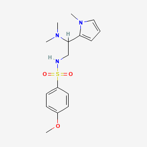 N-(2-(dimethylamino)-2-(1-methyl-1H-pyrrol-2-yl)ethyl)-4-methoxybenzenesulfonamide