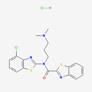 N-(4-chlorobenzo[d]thiazol-2-yl)-N-(3-(dimethylamino)propyl)benzo[d]thiazole-2-carboxamide hydrochloride
