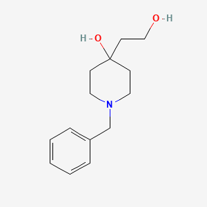 molecular formula C14H21NO2 B2677398 1-Benzyl-4-(2-hydroxyethyl)piperidin-4-ol CAS No. 27573-97-3