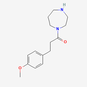 molecular formula C15H22N2O2 B2677429 1-(1,4-Diazepan-1-yl)-3-(4-methoxyphenyl)propan-1-one CAS No. 1016684-28-8