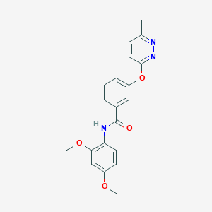N-(2,4-dimethoxyphenyl)-3-((6-methylpyridazin-3-yl)oxy)benzamide