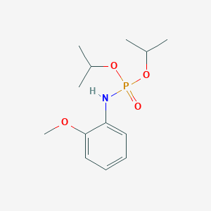 molecular formula C13H22NO4P B2677455 Diisopropyl 2-methoxyphenylaminophosphate CAS No. 119043-05-9