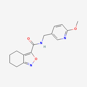 N-[(6-methoxypyridin-3-yl)methyl]-4,5,6,7-tetrahydro-2,1-benzoxazole-3-carboxamide