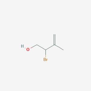 molecular formula C5H9BrO B2677477 2-Bromo-3-methylbut-3-en-1-ol CAS No. 99806-26-5