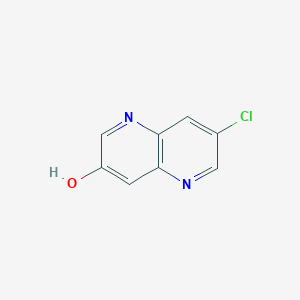 molecular formula C8H5ClN2O B2677491 7-Chloro-1,5-naphthyridin-3-ol CAS No. 2089649-00-1