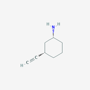 molecular formula C8H13N B2677548 (1R,3S)-3-Ethynylcyclohexan-1-amine CAS No. 2375247-99-5