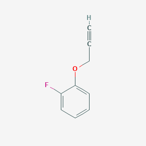 molecular formula C9H7FO B2677557 1-氟-2-(丙-2-炔-1-氧基)苯 CAS No. 113714-11-7
