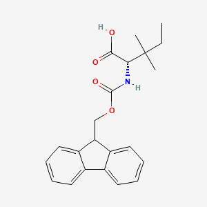 molecular formula C22H25NO4 B2677654 Fmoc-L-b-methylisoleucine CAS No. 1227750-73-3