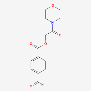 (2-Morpholin-4-yl-2-oxoethyl) 4-formylbenzoate