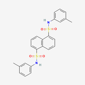 N,N'-bis(3-methylphenyl)naphthalene-1,5-disulfonamide
