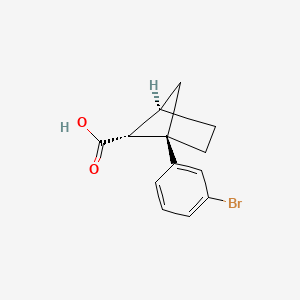 B2677673 (1R,4R,5R)-1-(3-Bromophenyl)bicyclo[2.1.1]hexane-5-carboxylic acid CAS No. 2230807-20-0