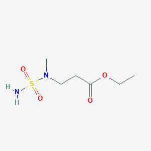 B2677679 Ethyl 3-[methyl(sulfamoyl)amino]propanoate CAS No. 1250201-76-3