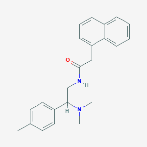 N-(2-(dimethylamino)-2-(p-tolyl)ethyl)-2-(naphthalen-1-yl)acetamide