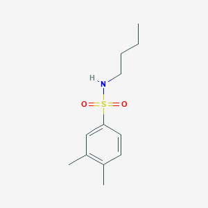 molecular formula C12H19NO2S B267774 N-butyl-3,4-dimethylbenzenesulfonamide 