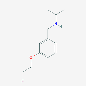 N-[[3-(2-Fluoroethoxy)phenyl]methyl]propan-2-amine