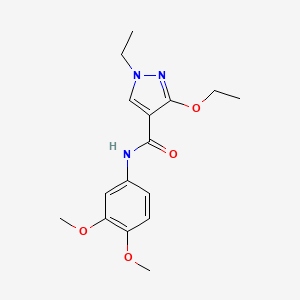 N-(3,4-dimethoxyphenyl)-3-ethoxy-1-ethyl-1H-pyrazole-4-carboxamide