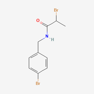2-Bromo-N-(4-bromobenzyl)propanamide