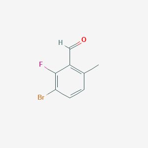 3-Bromo-2-fluoro-6-methylbenzaldehyde
