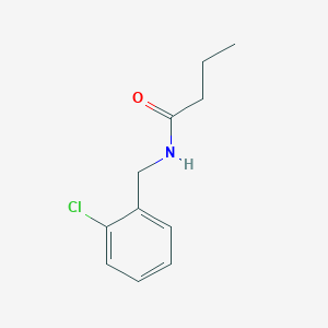 molecular formula C11H14ClNO B267785 N-(2-chlorobenzyl)butanamide 