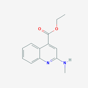 molecular formula C13H14N2O2 B2677864 Ethyl 2-(methylamino)quinoline-4-carboxylate CAS No. 2248336-97-0