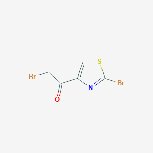2-Bromo-1-(2-bromo-1,3-thiazol-4-yl)ethan-1-one