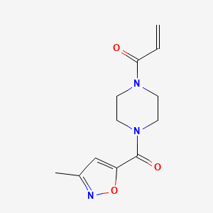 1-[4-(3-Methyl-1,2-oxazole-5-carbonyl)piperazin-1-yl]prop-2-en-1-one
