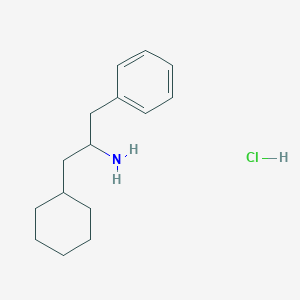 1-Cyclohexyl-3-phenylpropan-2-amine hydrochloride