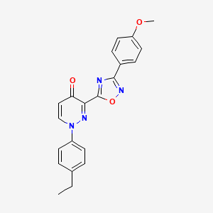 1-(4-ethylphenyl)-3-(3-(4-methoxyphenyl)-1,2,4-oxadiazol-5-yl)pyridazin-4(1H)-one