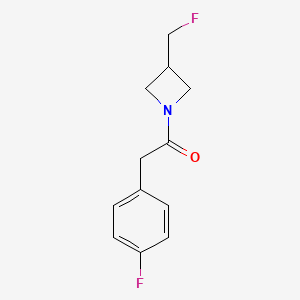 1-(3-(Fluoromethyl)azetidin-1-yl)-2-(4-fluorophenyl)ethanone