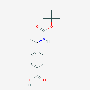 (S)-4-(1-Boc-amino-ethyl)-benzoic acid