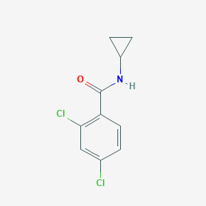 molecular formula C10H9Cl2NO B267789 2,4-dichloro-N-cyclopropylbenzamide 