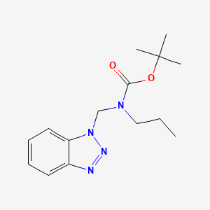 tert-Butyl N-(1H-1,2,3-benzotriazol-1-ylmethyl)-N-propylcarbamate