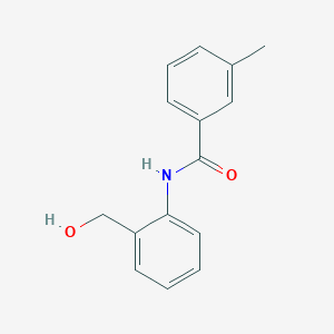 N-[2-(hydroxymethyl)phenyl]-3-methylbenzamide