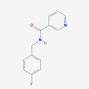 molecular formula C13H11FN2O B267792 N-(4-fluorobenzyl)nicotinamide 