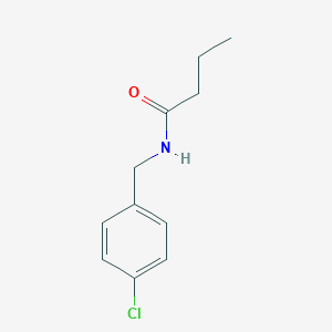 N-(4-chlorobenzyl)butanamide