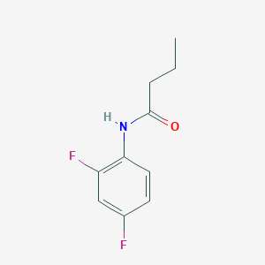 molecular formula C10H11F2NO B267794 N-(2,4-difluorophenyl)butanamide 