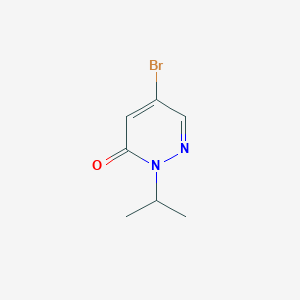 molecular formula C7H9BrN2O B2677945 5-bromo-2-isopropylpyridazin-3(2H)-one CAS No. 1935358-01-2