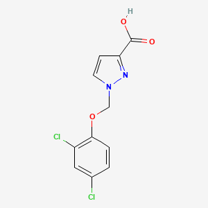 1-[(2,4-dichlorophenoxy)methyl]-1H-pyrazole-3-carboxylic acid