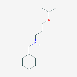 molecular formula C13H27NO B267797 N-(cyclohexylmethyl)-N-(3-isopropoxypropyl)amine 