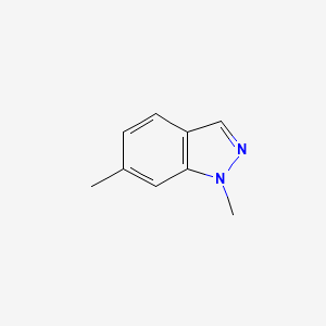 molecular formula C9H10N2 B2677975 1,6-二甲基-1H-吲唑 CAS No. 34879-87-3