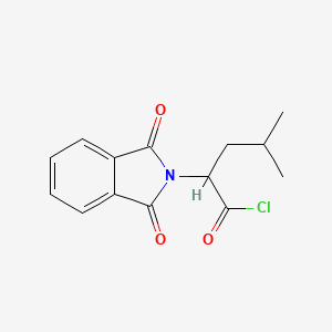 2-(1,3-dioxo-2,3-dihydro-1H-isoindol-2-yl)-4-methylpentanoyl chloride