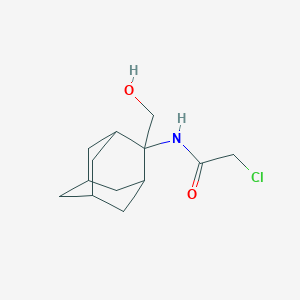 2-Chloro-N-[2-(hydroxymethyl)-2-adamantyl]acetamide