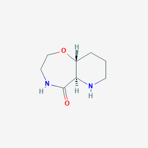 (5Ar,9aR)-3,4,5a,6,7,8,9,9a-octahydro-2H-pyrido[2,3-f][1,4]oxazepin-5-one