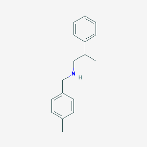 molecular formula C17H21N B267801 N-(4-methylbenzyl)-2-phenylpropan-1-amine 